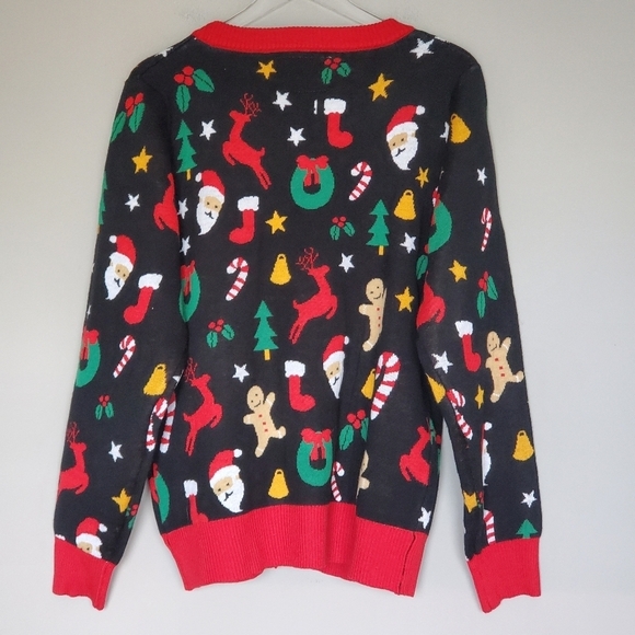 Tipsy Elves Cookie Cutter Women's Ugly Christmas Sweater Size XL - Picture 7 of 9